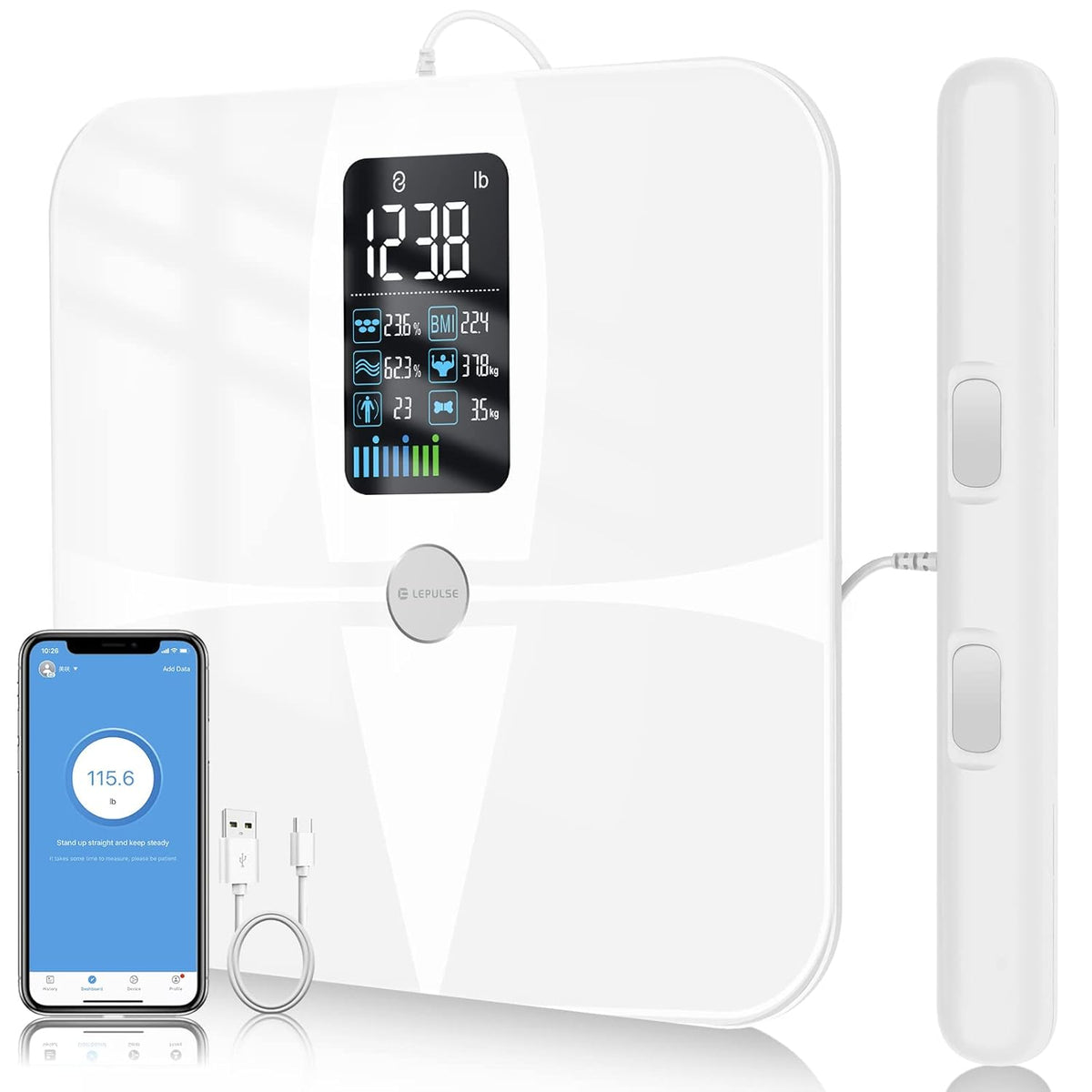 Body Weight and Fat Scale with 8 Electrodes I602