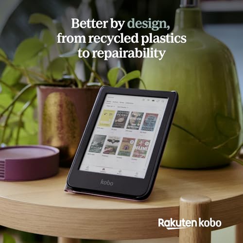 Black 6" Glare-Free Colour E Ink eReader with 16GB Storage U294404
