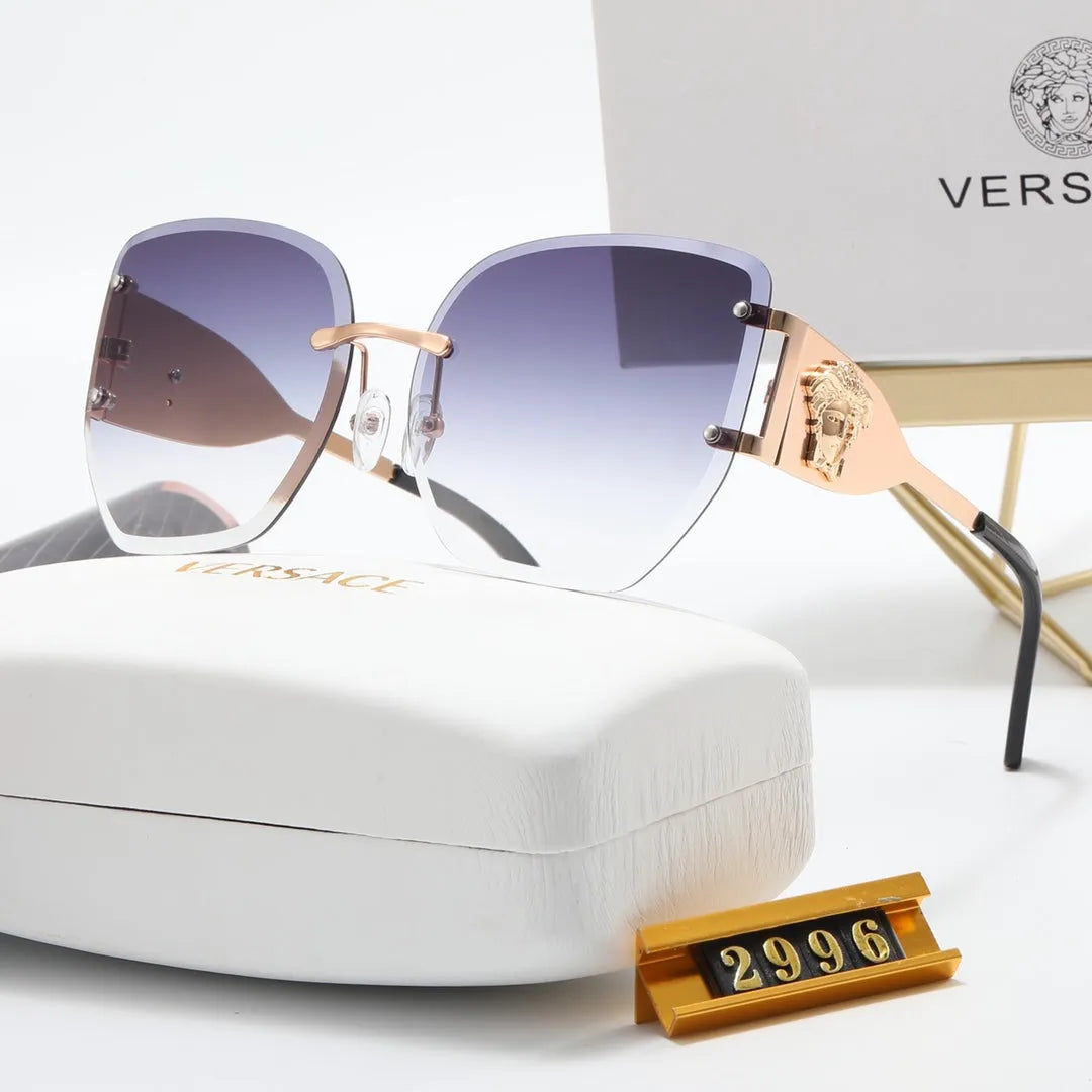Simple Frameless Gradient Polarized Sunglasses R2216