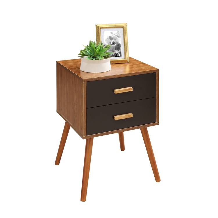 Blue 2-Drawer End Table X553902