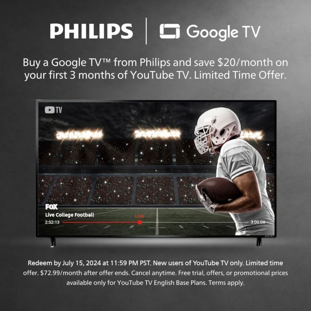 43 Class 4K Ultra HD Google Smart LED TV F5619