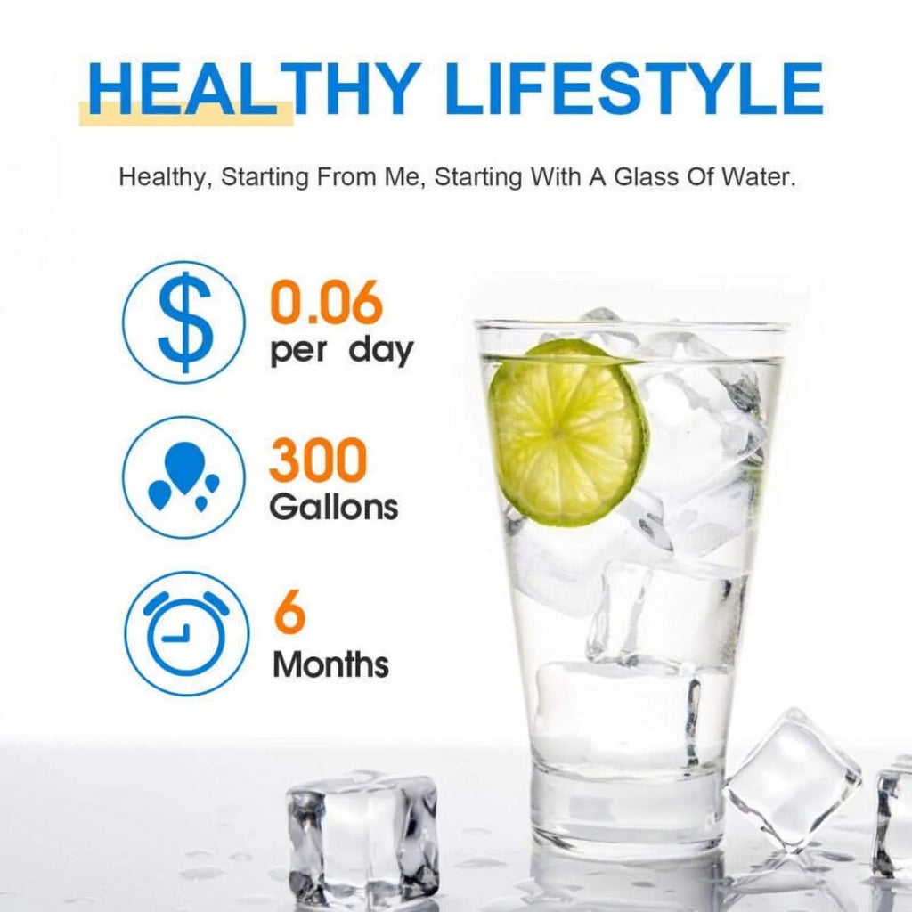 3 Pack Refrigerator Water Filter T109